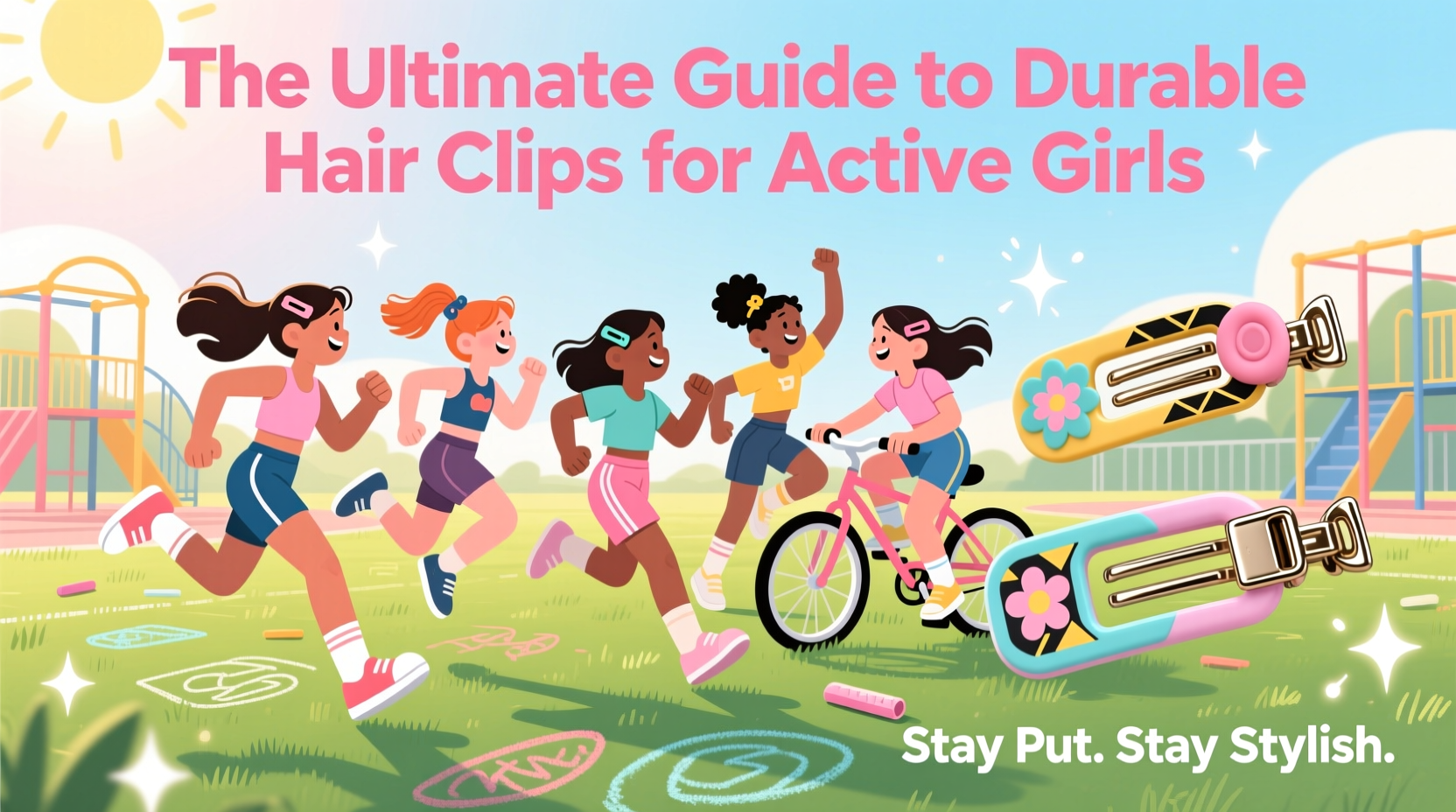 the ultimate guide to choosing durable hair clips for active girls that stay put and stylish