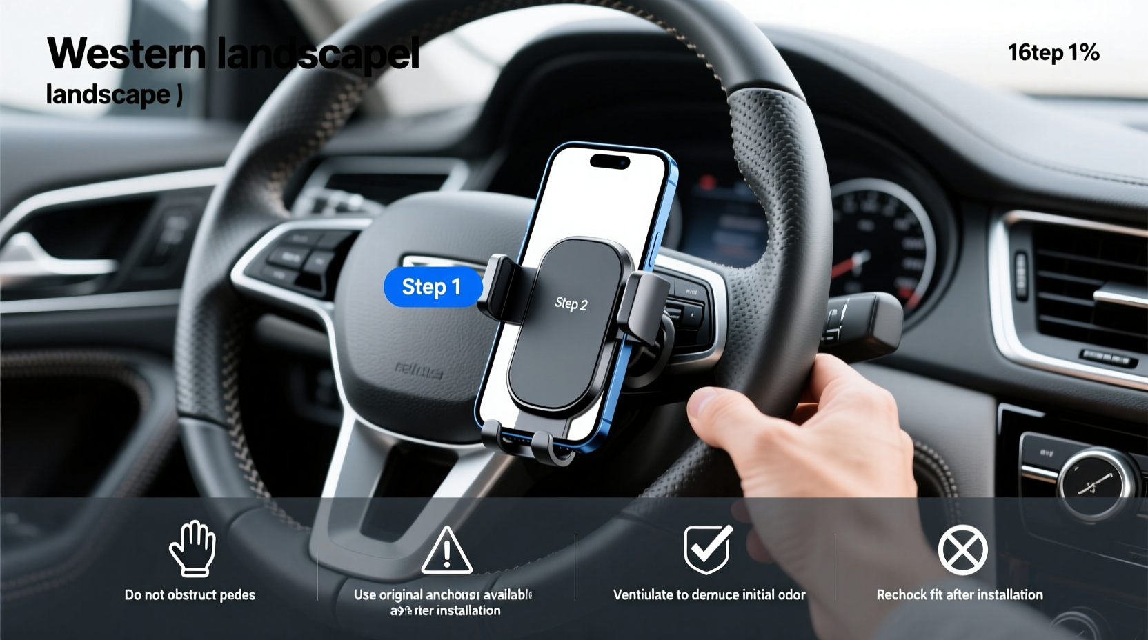 Car Phone Mount Center or in Front of Wheel Buying Guide