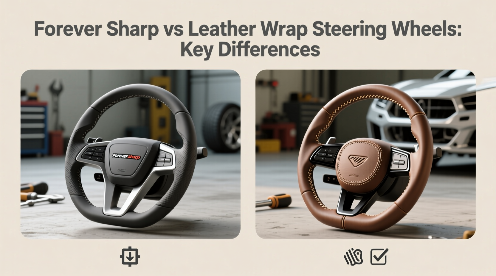 forever sharp vs leather wrap