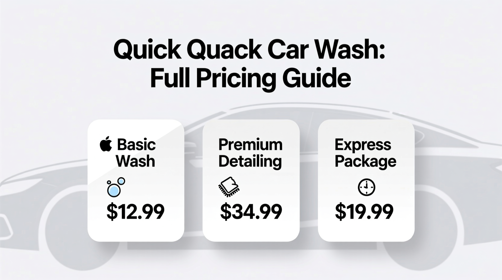 how much is a quick quack car wash