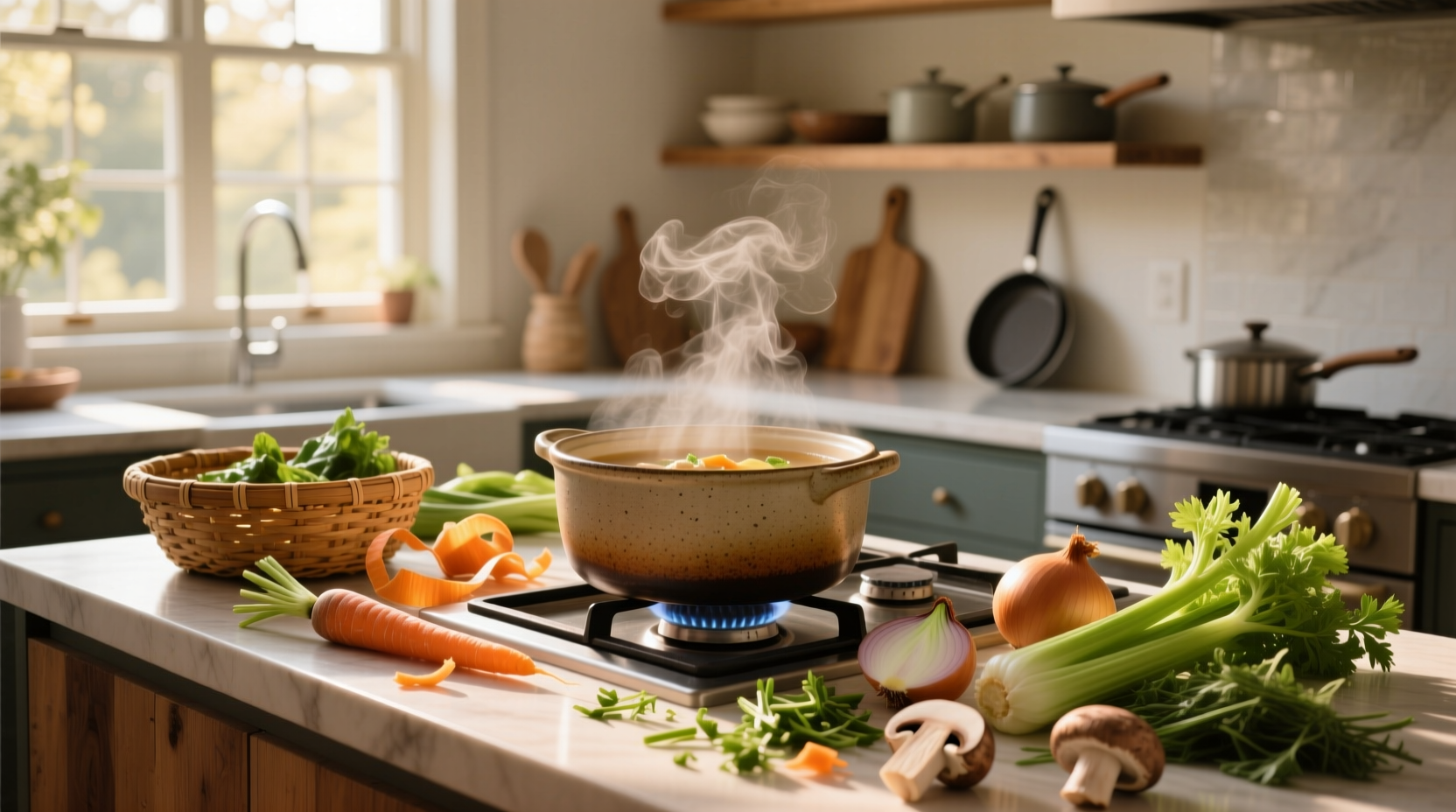 vegetable broth from scraps zero waste guide