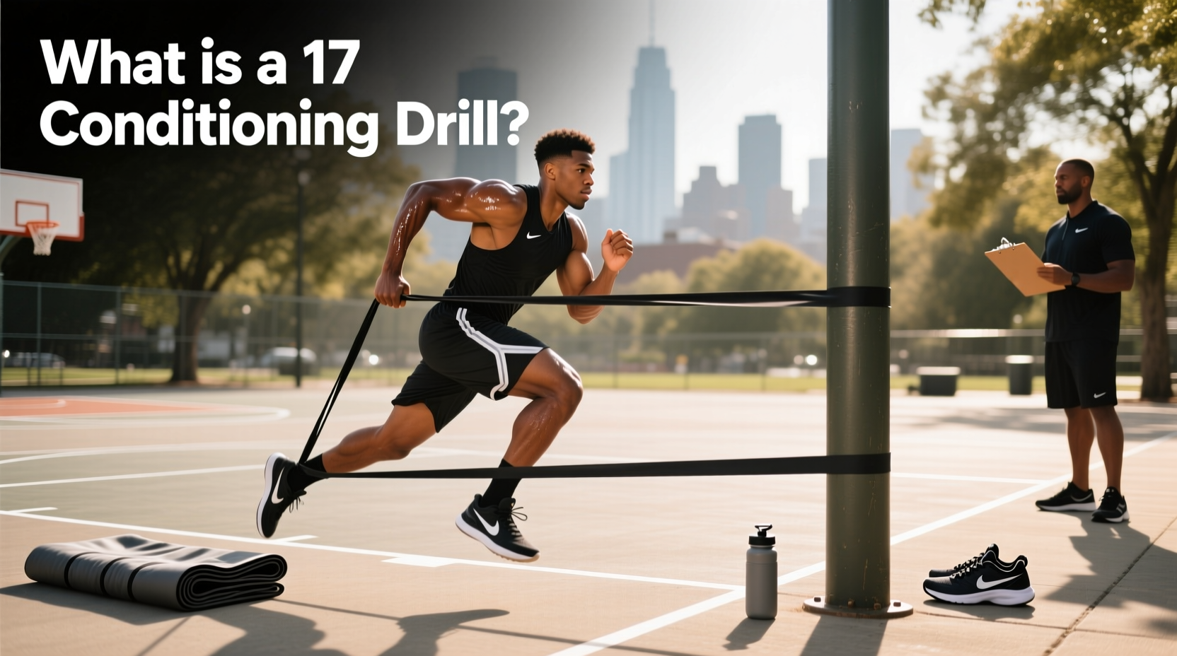 basketball conditioning resistance band drills