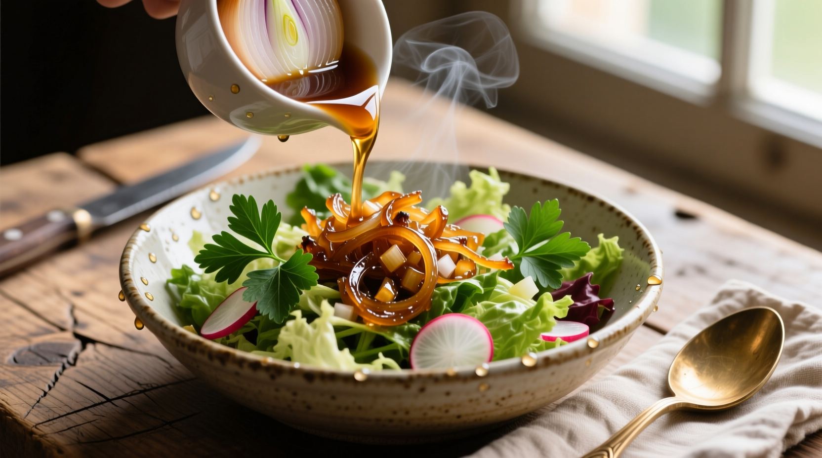 sweet onion vinaigrette