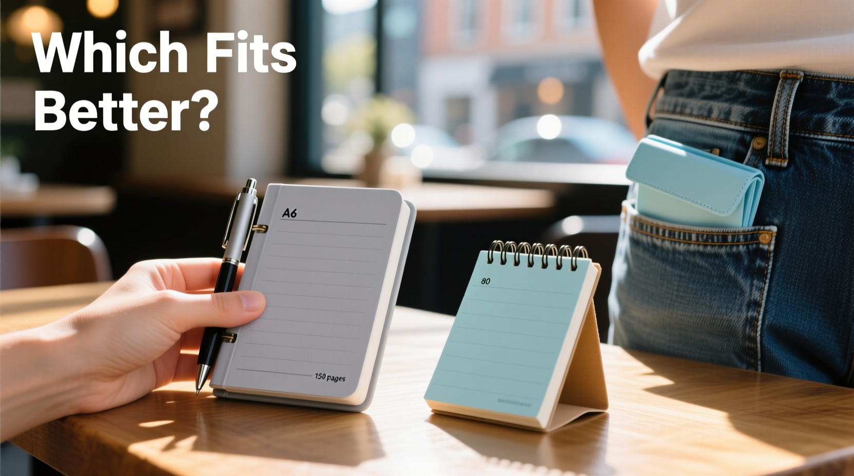 a6 notepad vs pocket memo pad which is actually easier to carry around