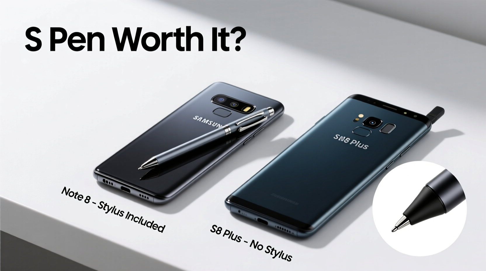 samsung note 8 vs s8 plus is the stylus worth it