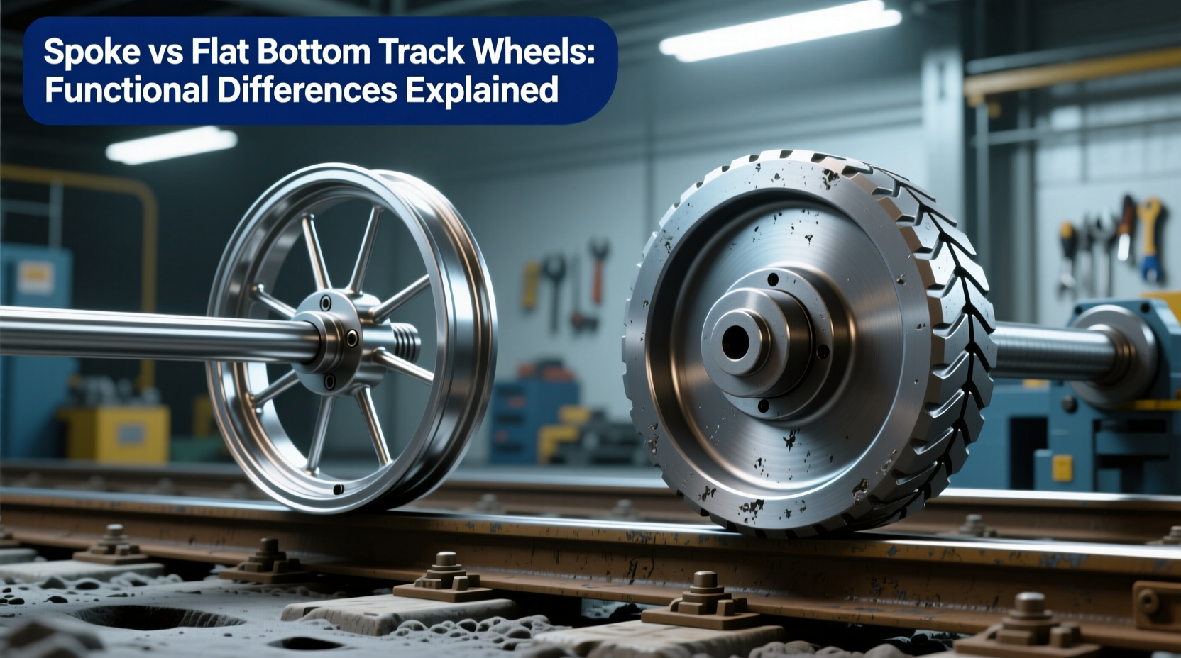 spoke vs flat bottom track