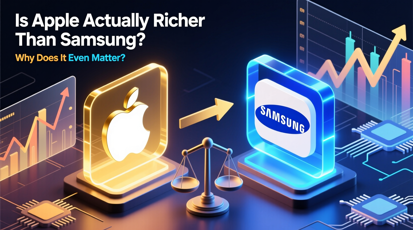 is apple actually richer than samsung why does it even matter