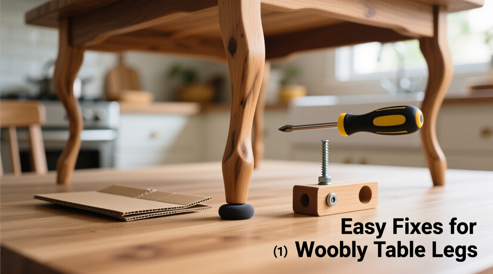 wobbly table legs easy fixes solutions to stabilize your table