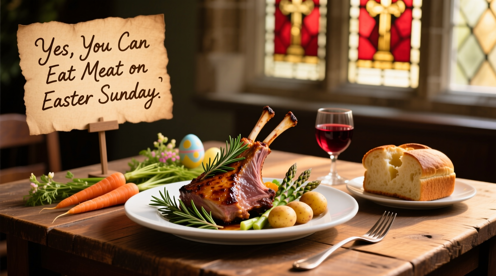 are you supposed to eat meat on easter sunday