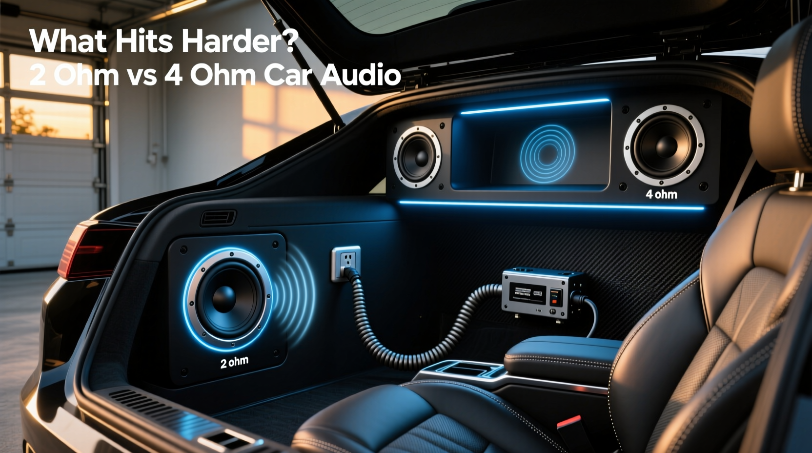 2 ohm vs 4 ohm subwoofers what hits harder 