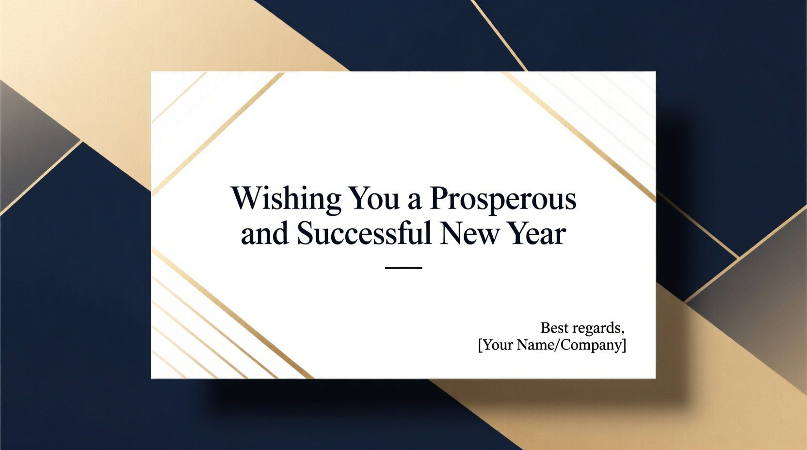 how to wish someone a happy new year professionally