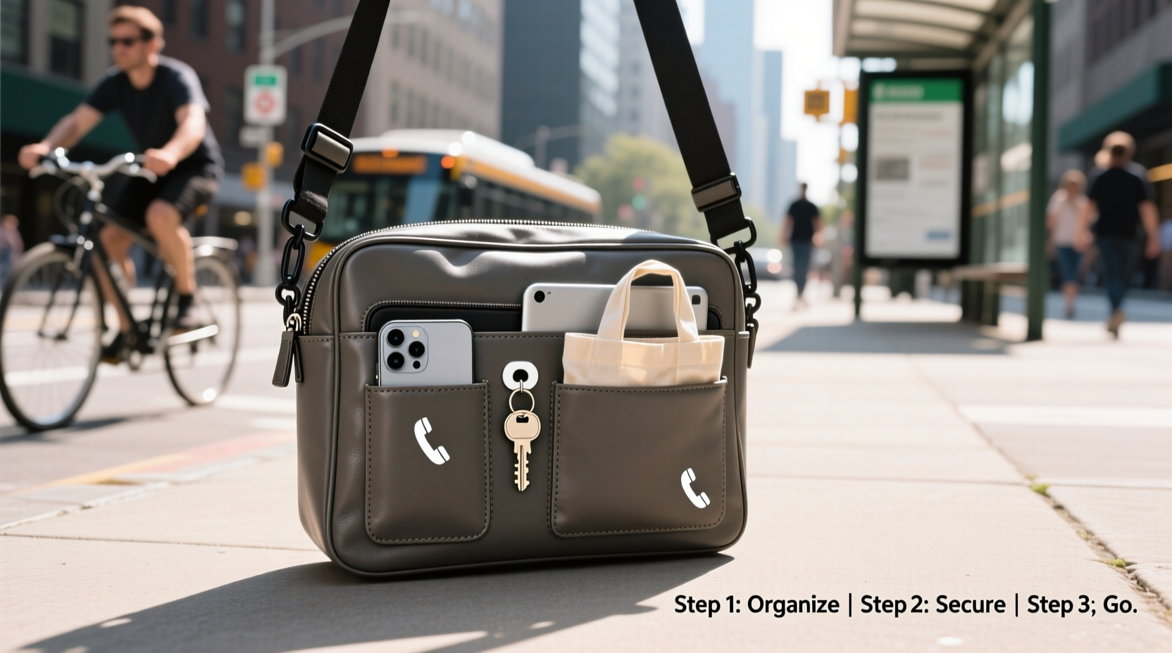 transform your crossbody bag into a practical commuter companion step by step guide