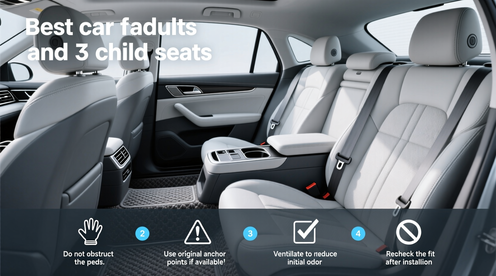 best car for 2 adults and 3 child seats