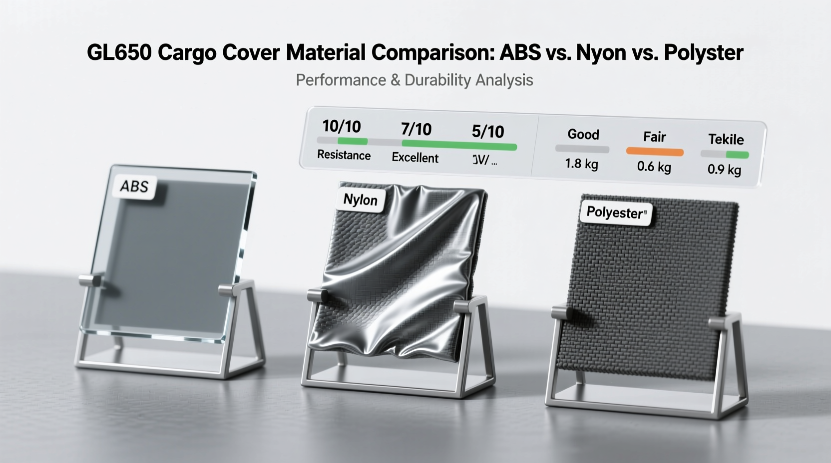 gl450 cargo cover material comparison