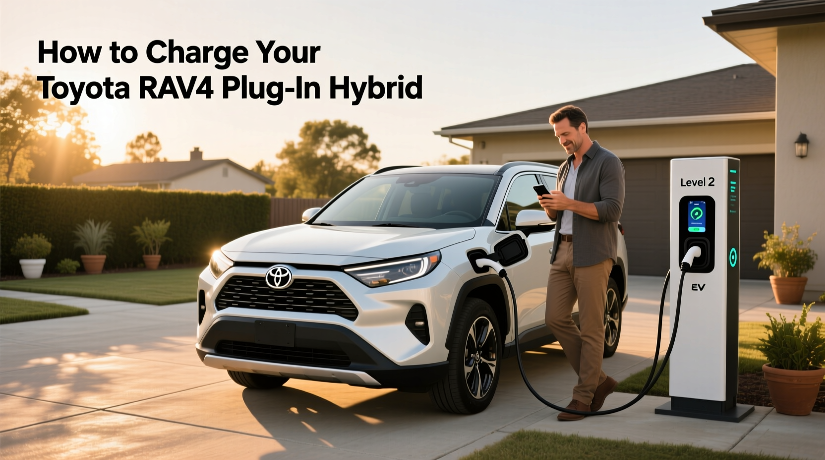 How does a hybrid car charge without being plugged in?