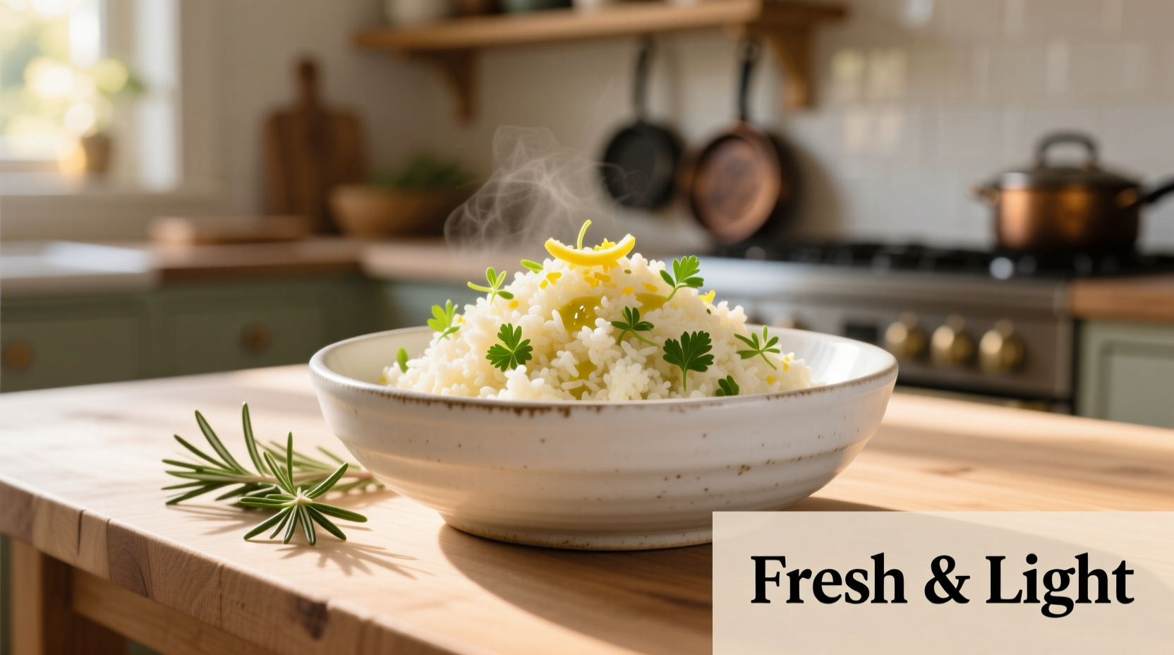 Freshly prepared cauliflower rice in a white bowl