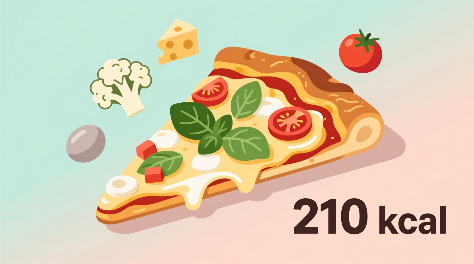 cauliflower pizza calories