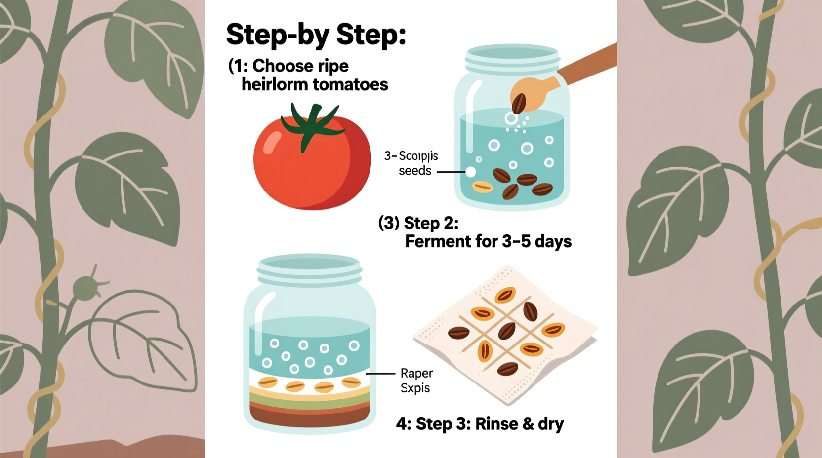 Tomatensamen aufbewahren: Schritt-für-Schritt-Anleitung