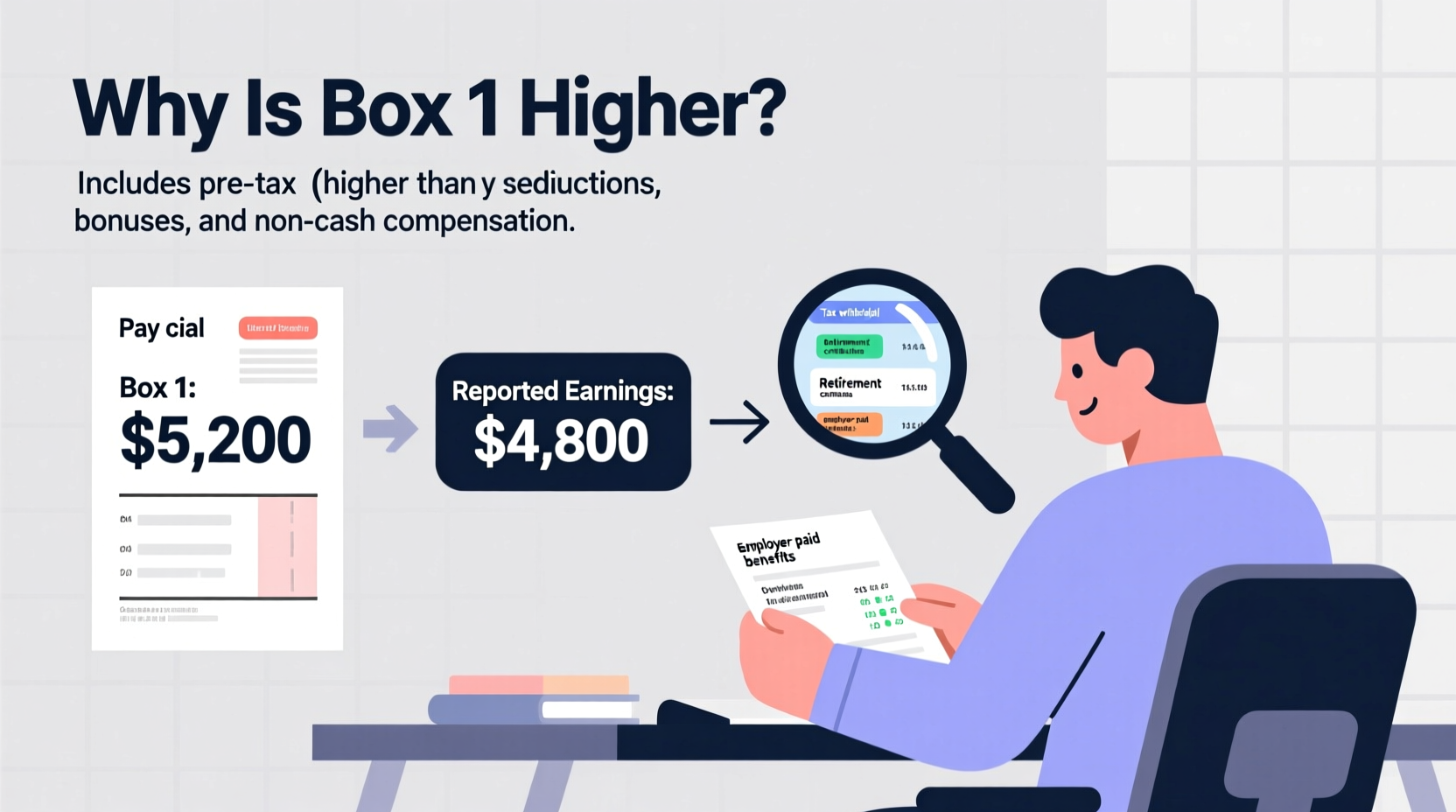 why is my social security wage higher than box 1