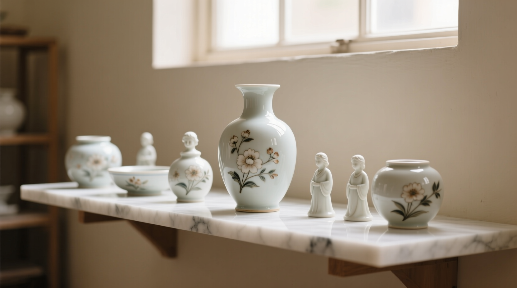 how clean porcelain and pottery collectibles