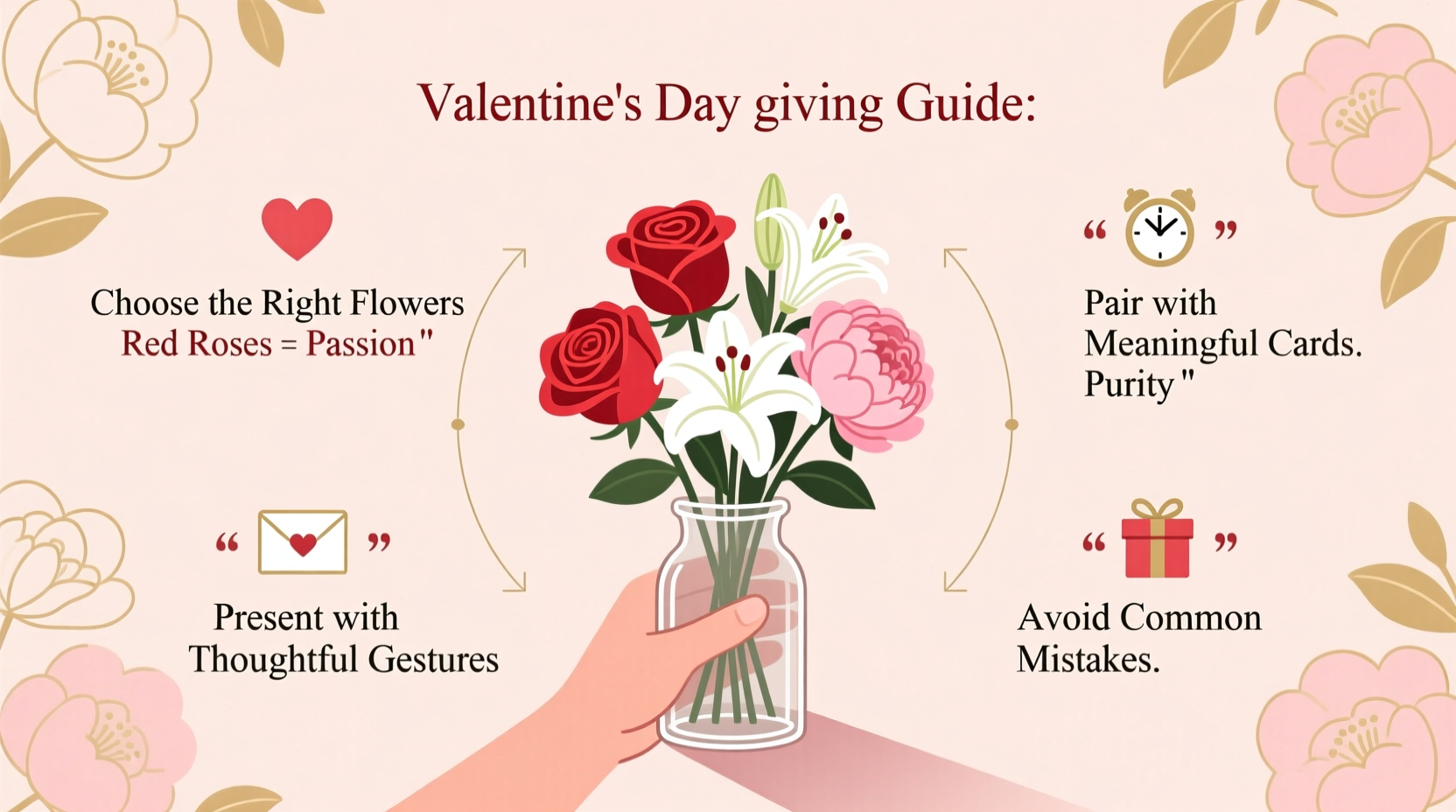 how to give flowers on valentines day