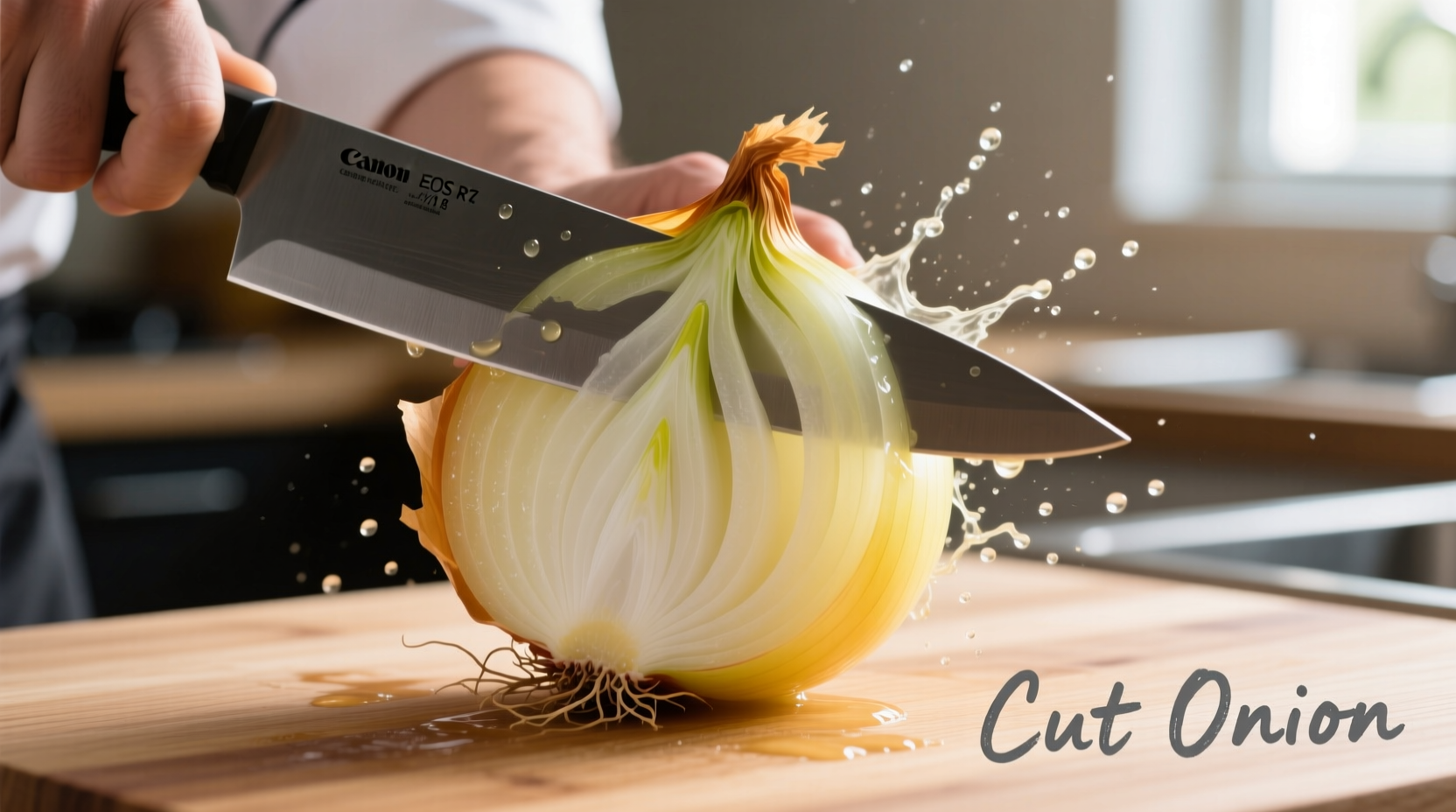 cut onion