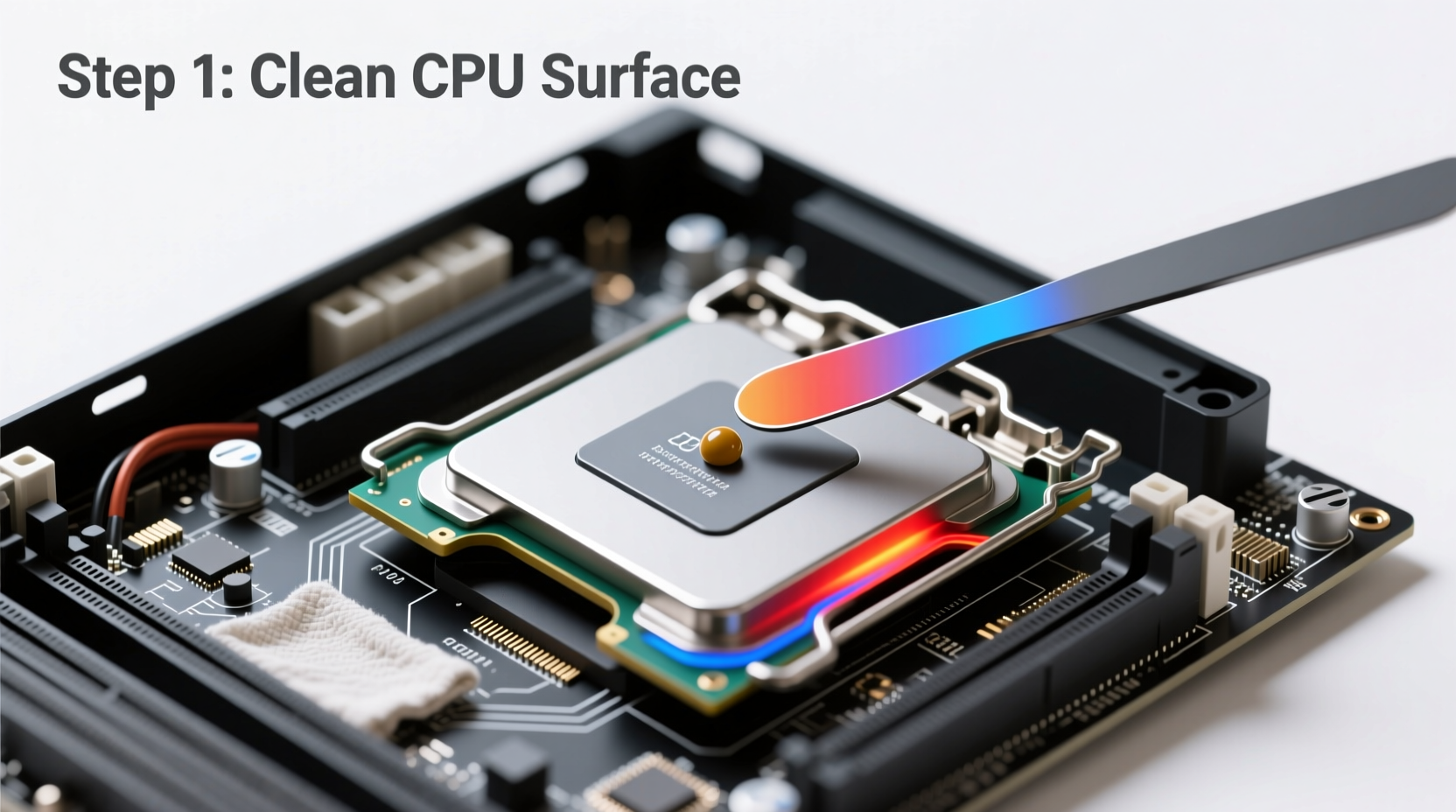 step by step guide to applying thermal compound for optimal cpu cooling