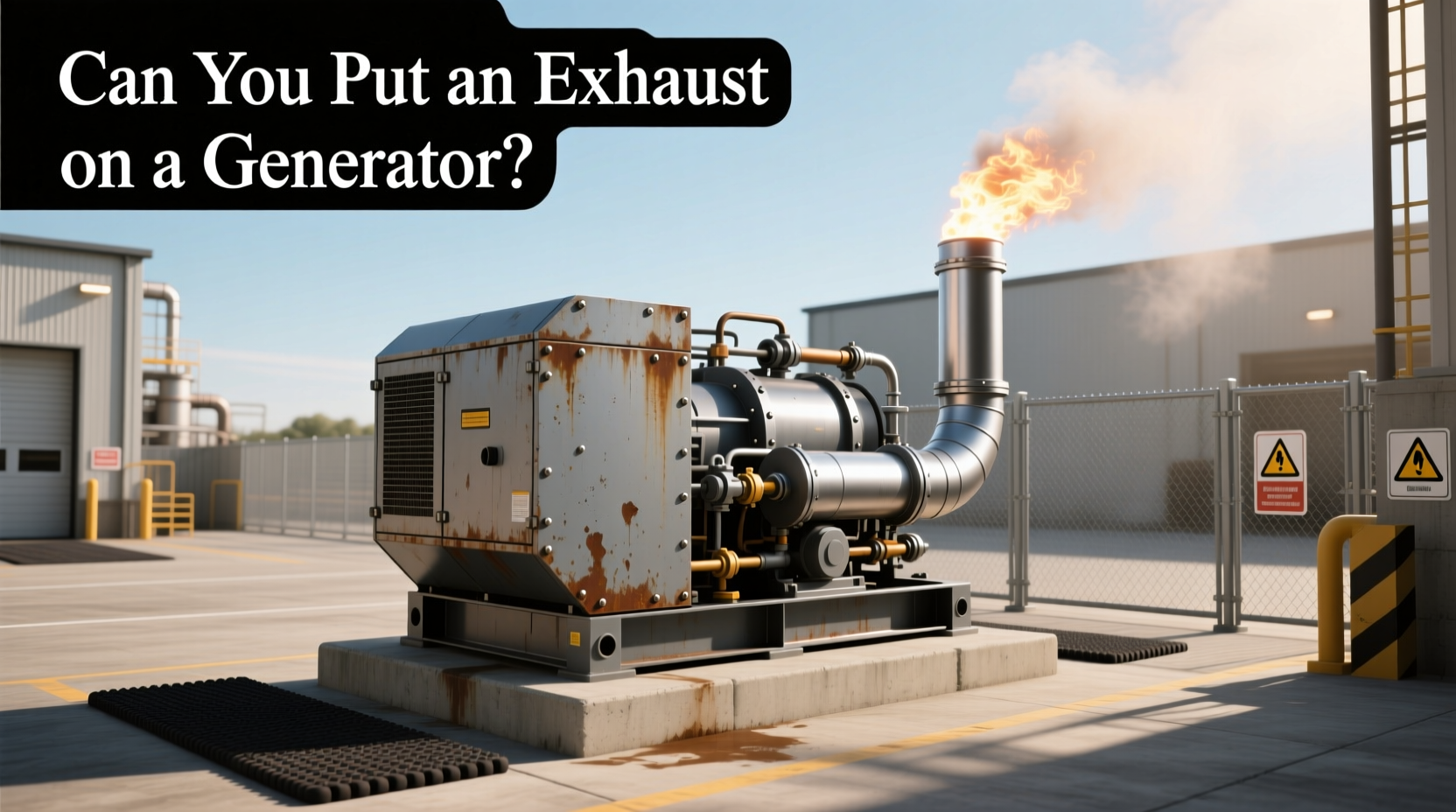 How to Choose Generator Exhaust Pipe, Can You Put an Exhaust on a Generator?