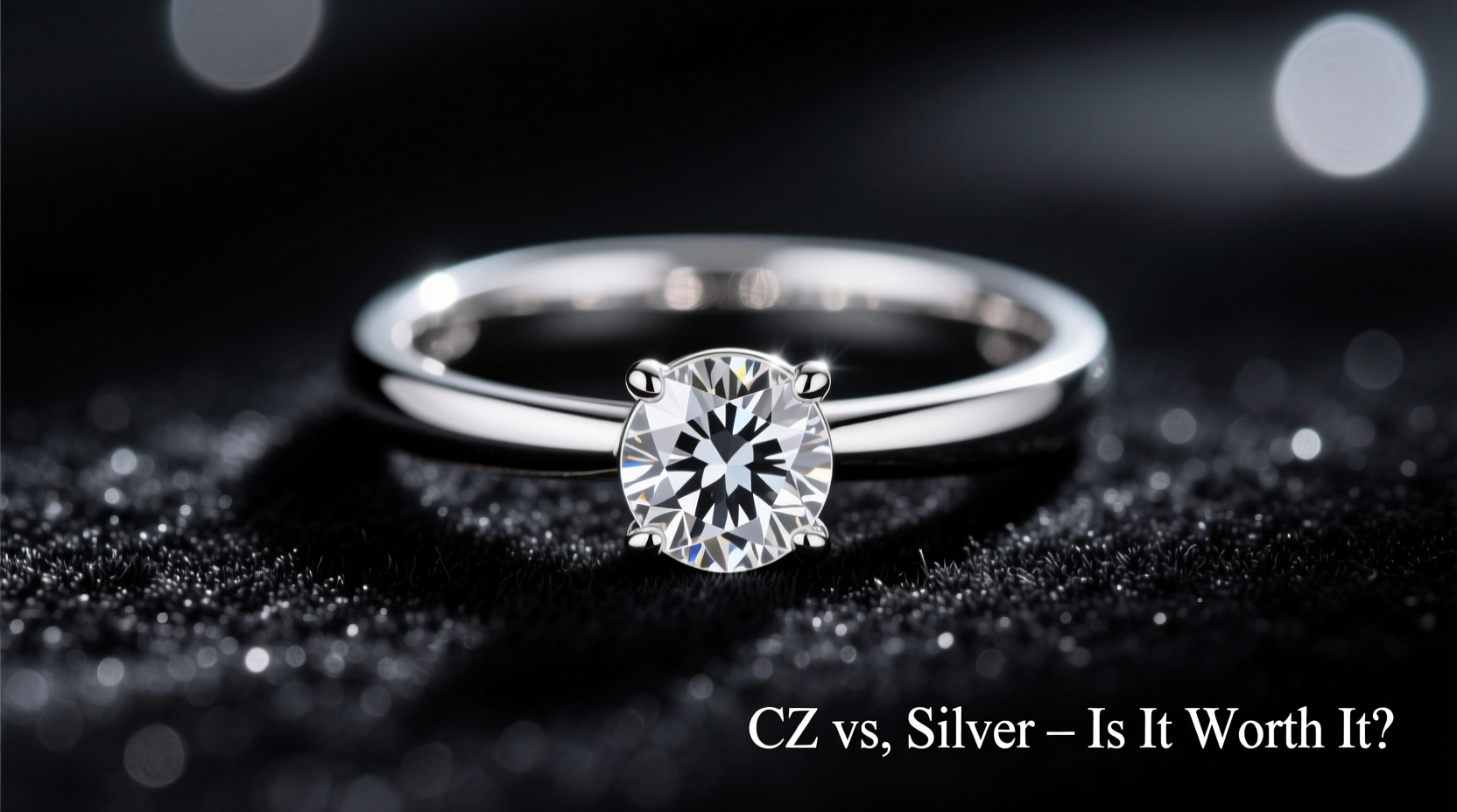 are cubic zirconia rings on sterling silver really worth it or should i just get real silver