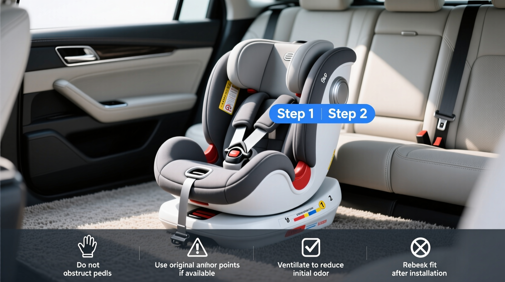 carseat size chart