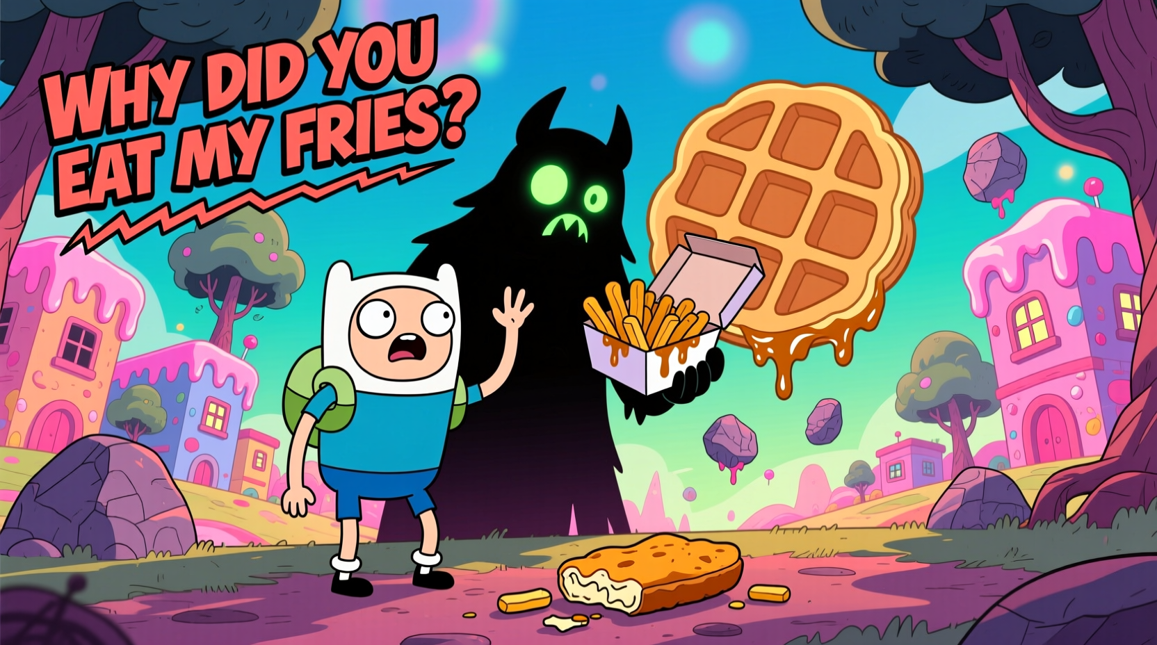 why did you eat my fries an adventure time mystery