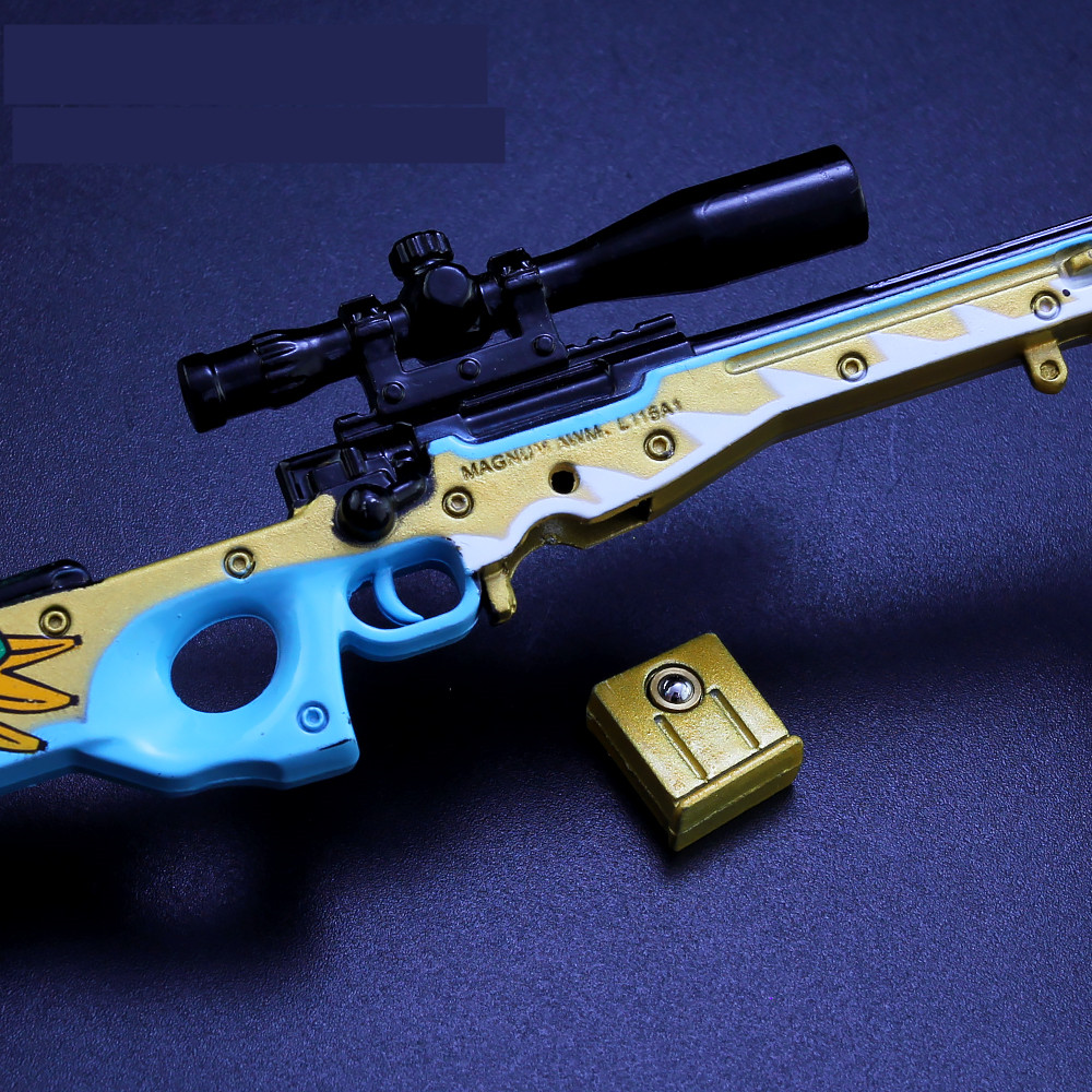 不能启动 awm 狙击步枪金属枪模型批发和定制美丽的礼物促销礼品