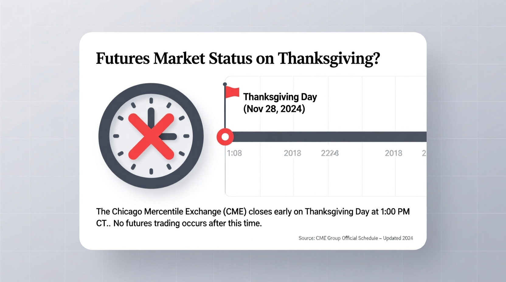 is the futures market open on thanksgiving