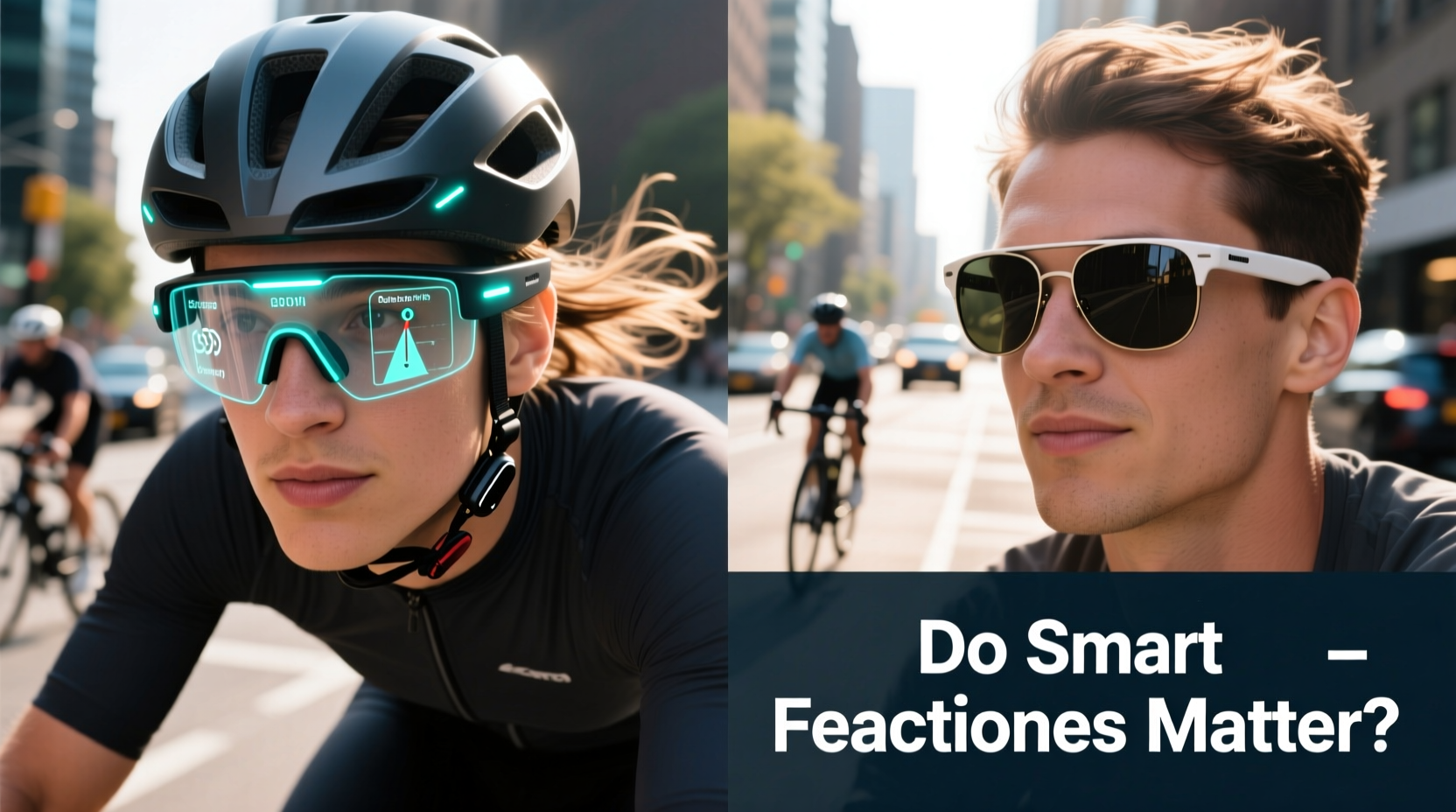 bluetooth cycling glasses vs regular sunglasses do the smart features even matter
