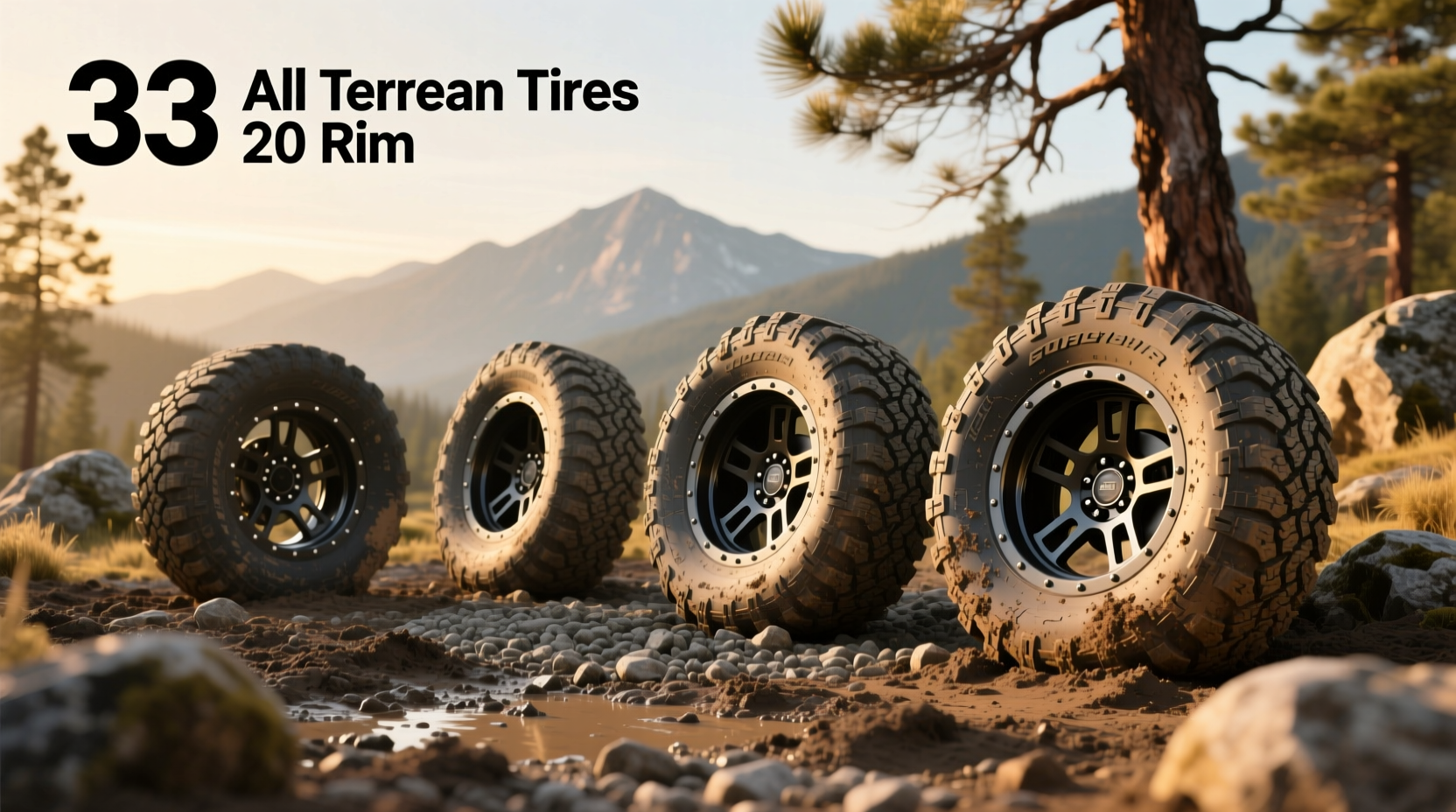 33 all terrain tires for 20 inch rims guide