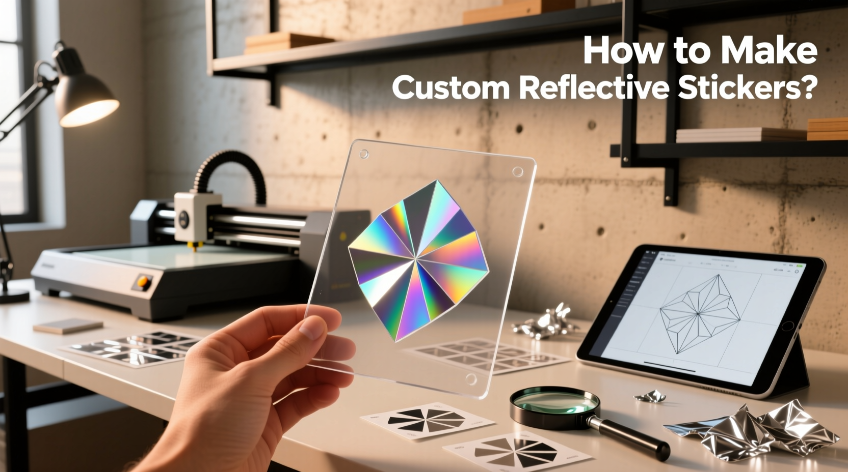 How to choose 3d reflective sticker,How to make custom reflective stickers?