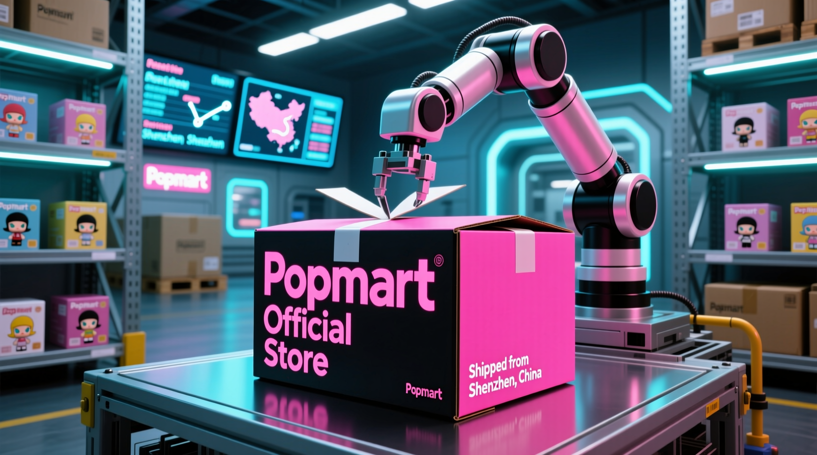 where does popmart ship from