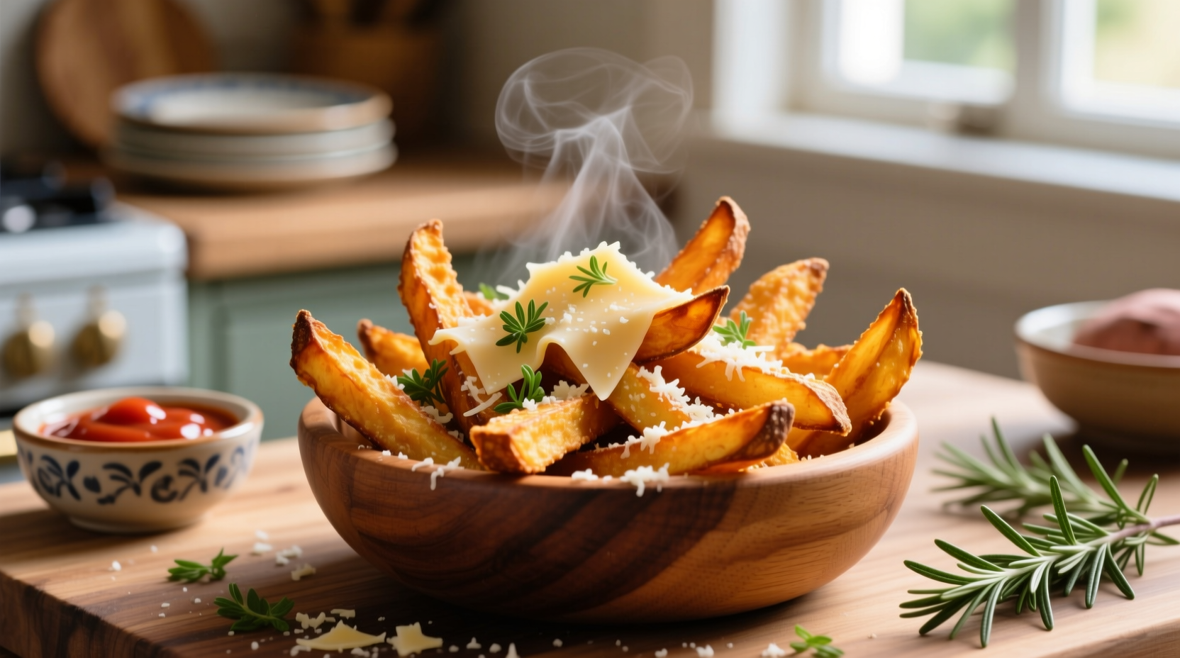 sweet potato parmesan fries