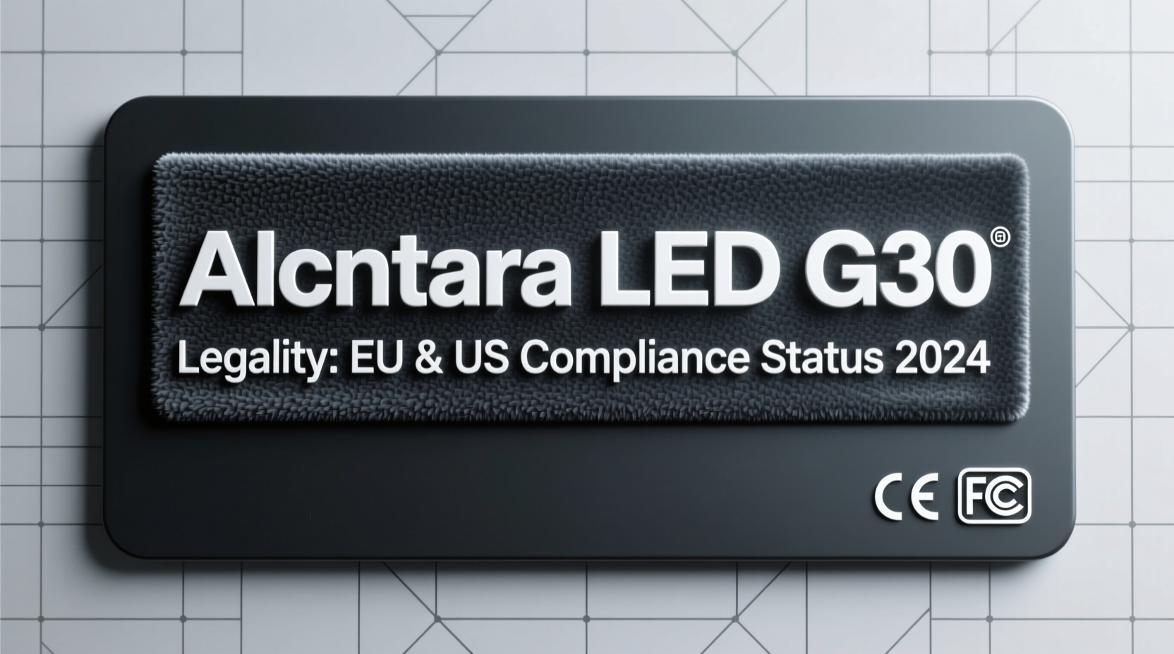 alcantara led g30 legality