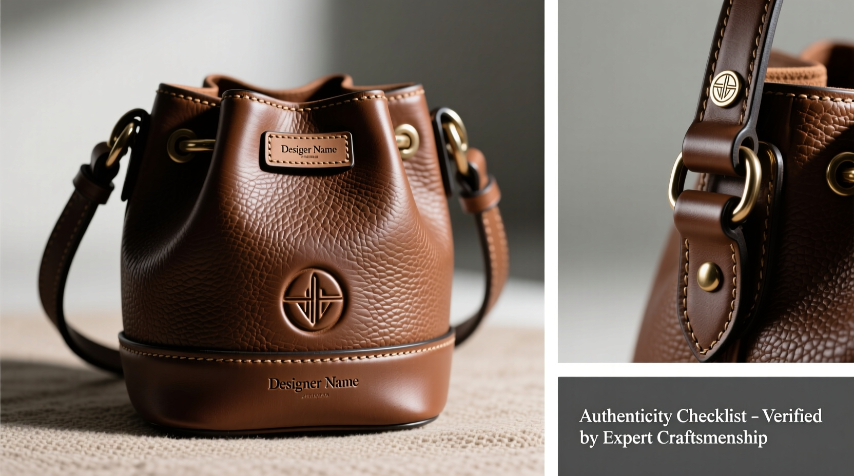 expert techniques to authenticate a designer leather bucket bag with confidence