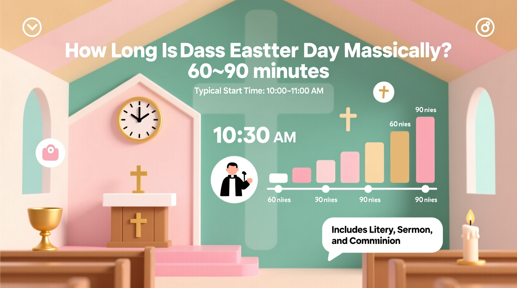 how long is easter day mass