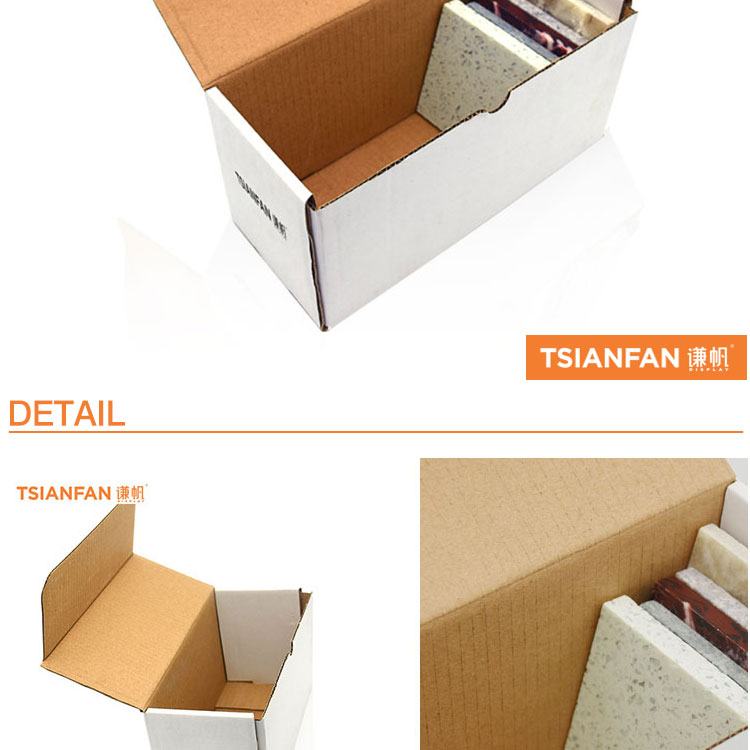 PY003W Cardboard Paper Ceramic Tile Sample booklet for flooring tile