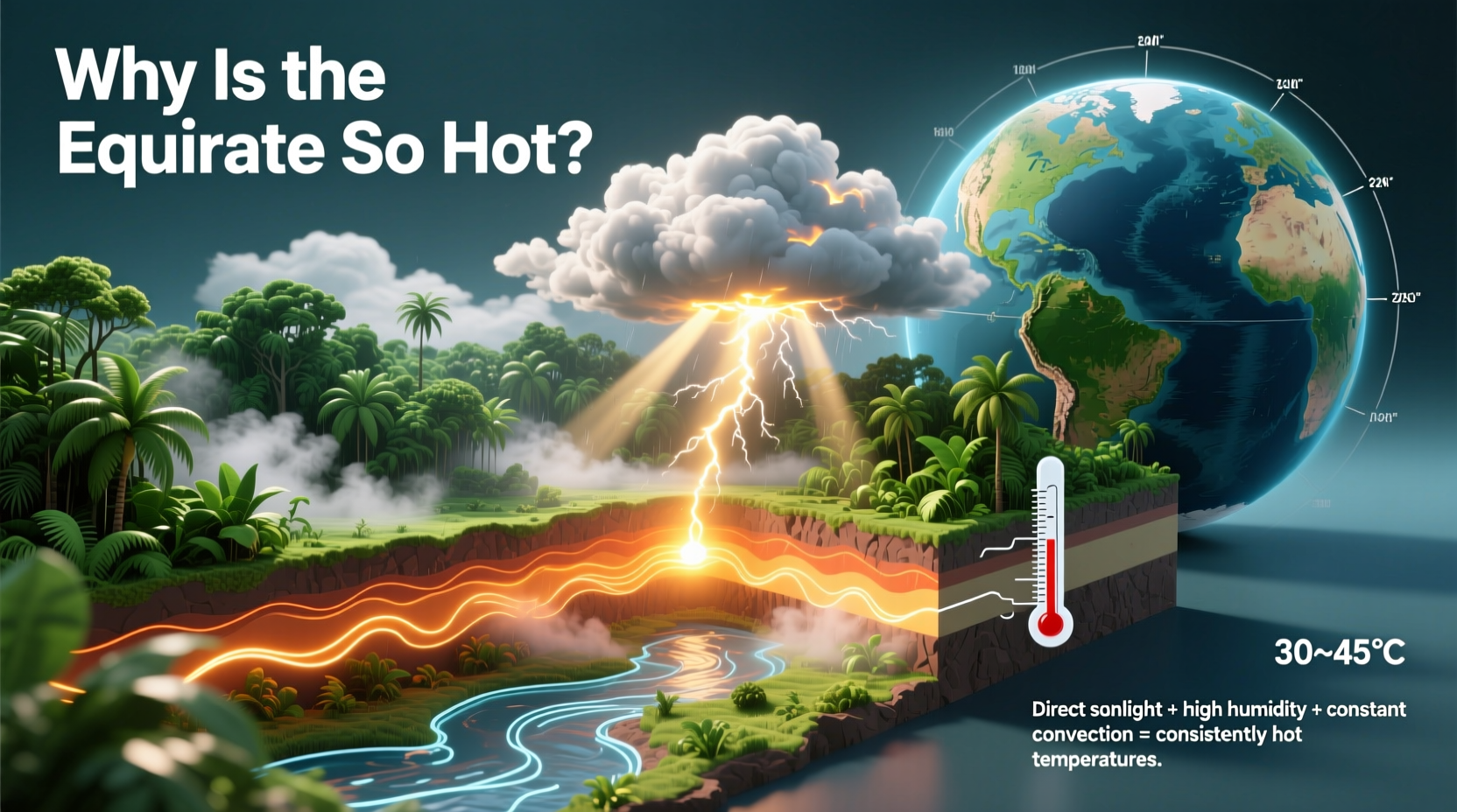 why is the equator so hot understanding equatorial temperatures