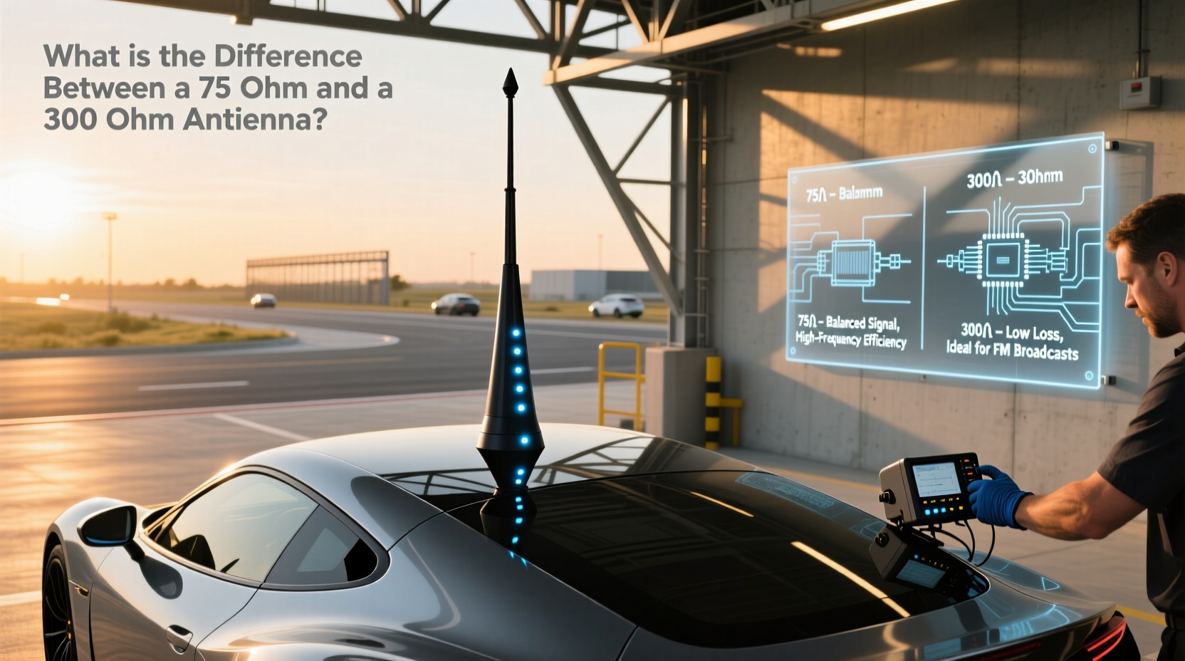How to choose high powerful car antenna,What is the difference between a 75 ohm and a 300 ohm antenna?