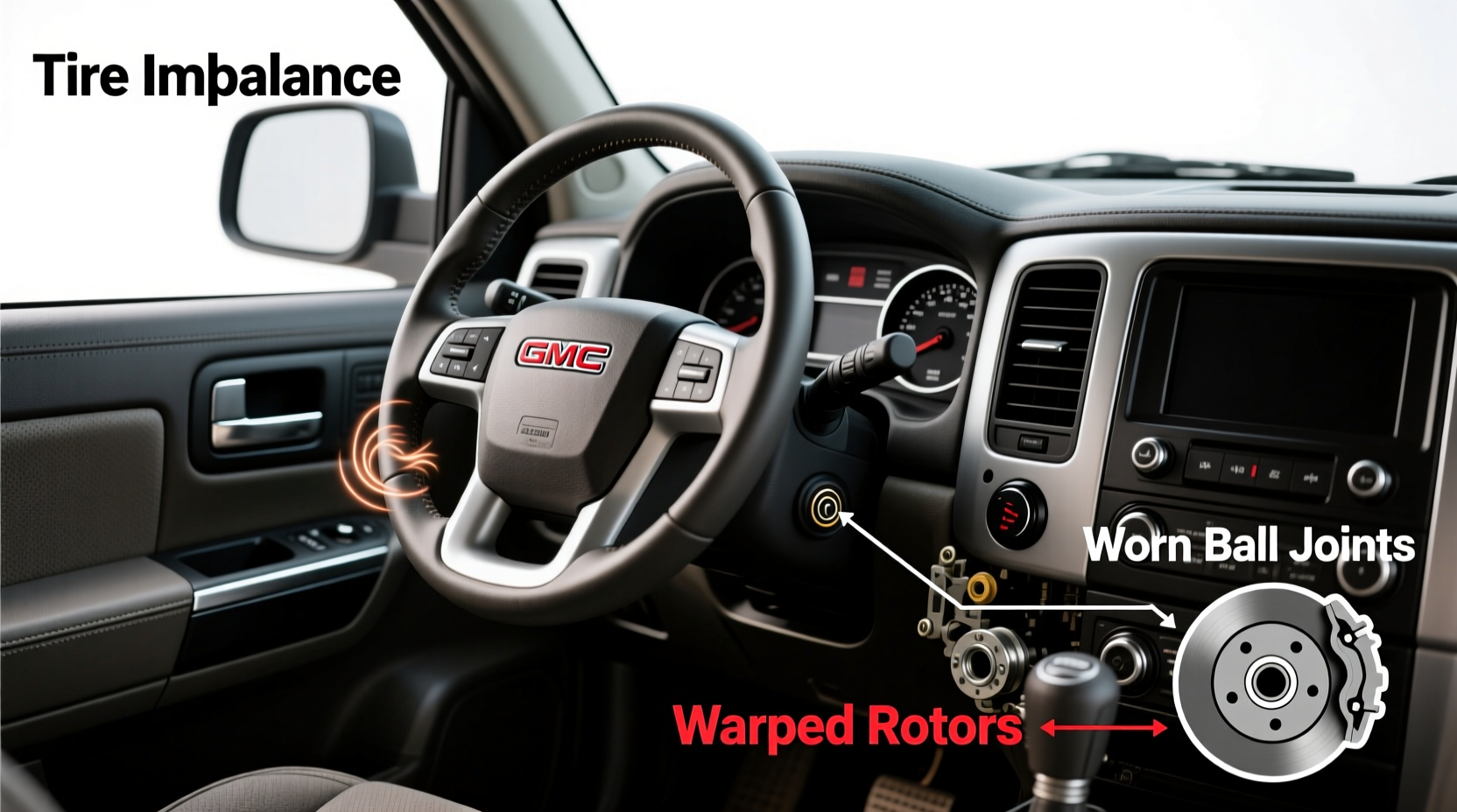 2013 GMC Sierra Steering Wheel Vibration Causes & Fixes