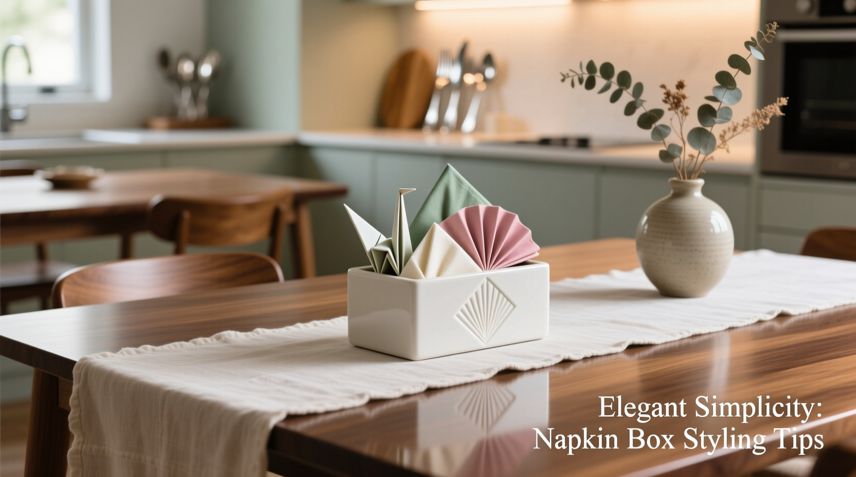 stylish dining decor practical tips to incorporate a napkin box elegantly