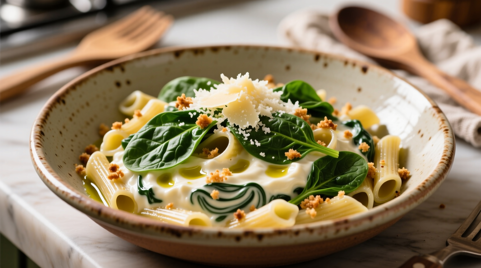 Ricotta Cheese Spinach Pasta: Quick Creamy Recipe in 25 Minutes