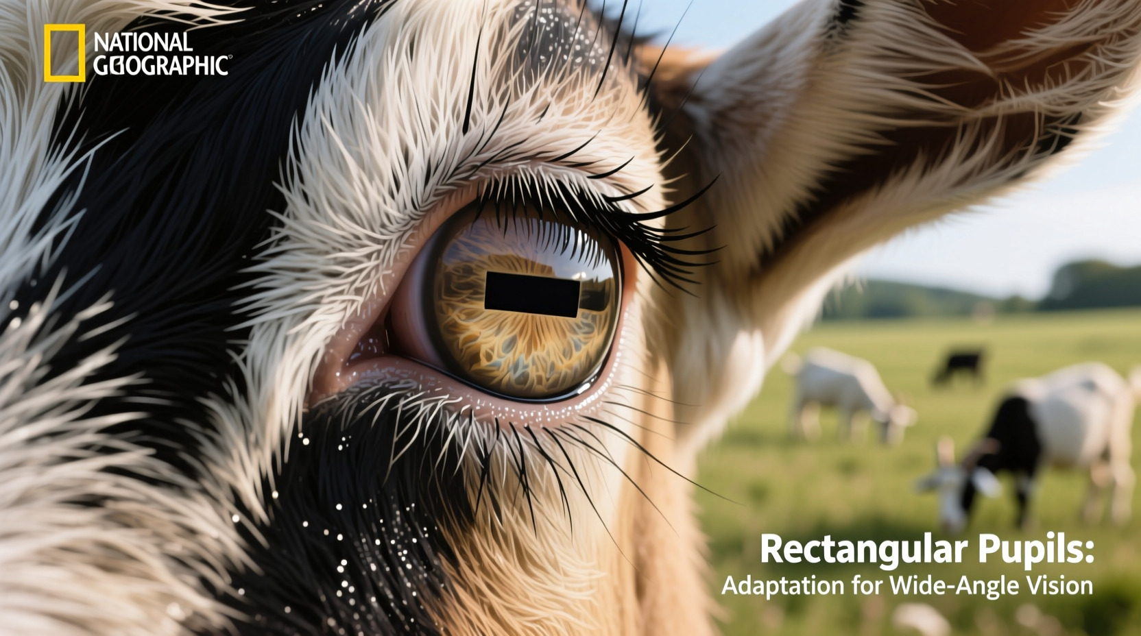 why do goats have rectangular pupils the science explained