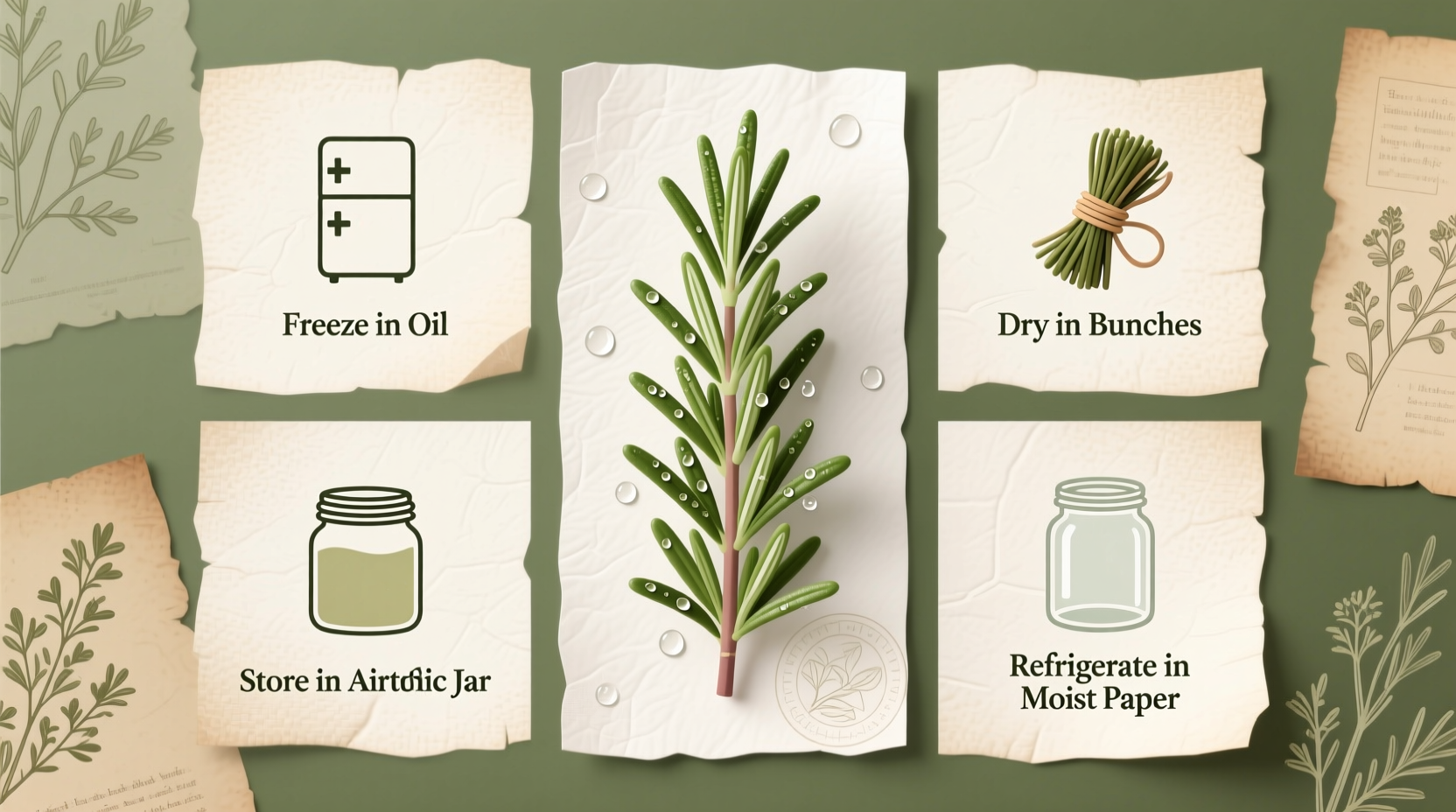 How to Store Fresh Rosemary Long-Term