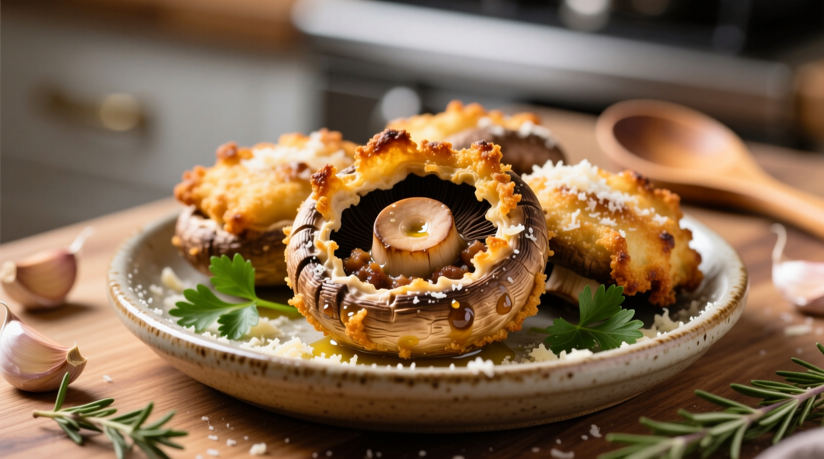 best air fryer stuffed mushroom recipe